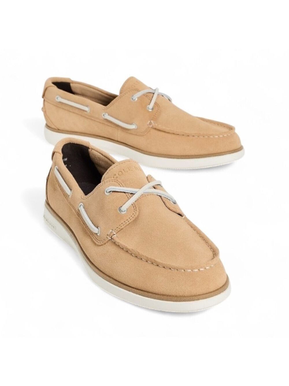 Cole Haan Grandpro Windward Suede Boat Shoes Camel Colour  Mens sz 10